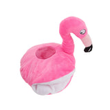 OMG! Surprise Flip 'Ems Don't Give a Flock Pink Flamingo Unicorn Pool Floaties Reversible Squeaky Plush Dog Toy - Aura In Pink Inc.