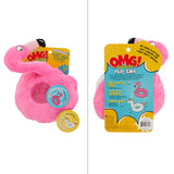 OMG! Surprise Flip 'Ems Don't Give a Flock Pink Flamingo Unicorn Pool Floaties Reversible Squeaky Plush Dog Toy - Aura In Pink Inc.