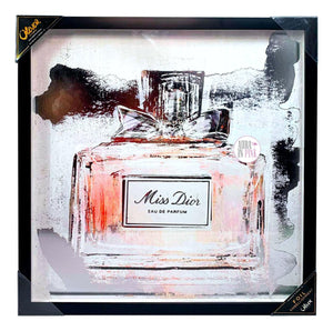 Oliver By Oliver Gal Miss D Eau De Parfum Perfume Wall Art Framed In Glass 20" x 20"