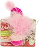 Petlinks Frisky Flamingo Happy Nip Sound Rocker Feathered Catnip Cat Toy w/Touch Action Realistic Bird Sounds - Aura In Pink Inc.