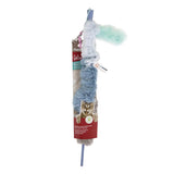 Petlinks HappyNip Crinkle Faux Fur Feather Breakaway Wonder Wand Over 2 Foot Long Teaser Cat Toy