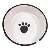 Petrageous Designs Leopard Print Paw Handcrafted Stoneware Ceramic Pet Bowl - Aura In Pink Inc.