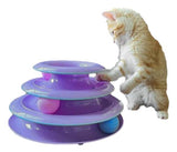 Petstages Lavender Purple & Tiffany Blue Tower Of Tracks - Aura In Pink Inc.
