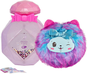 Pikmi Pops Surprise! Cheeki Puffs Purrfume The Cat Jumbo Scented Shimmer Puff + Bonus Surprises - Aura In Pink Inc.