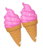 Pink Flamingo & Ice Cream Cone Beach Towel Clips Sets - Aura In Pink Inc.