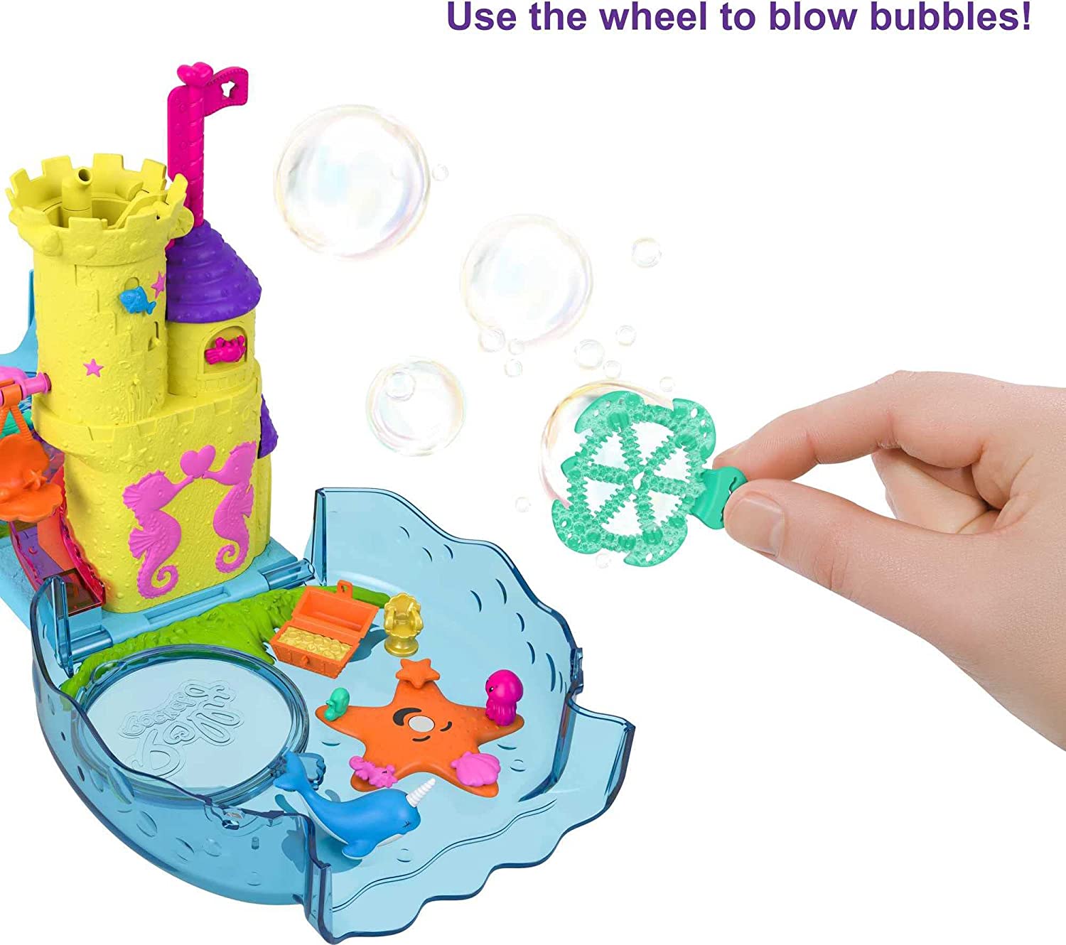 POLLY POCKET - COFFRET DE JEU AQUARIUM À BULLES - POUPÉES, BARBIE ET POLLY POCKET - COFFRET DE JEU AQUARIUM À BULLES - POUPÉES, BARBIE ET