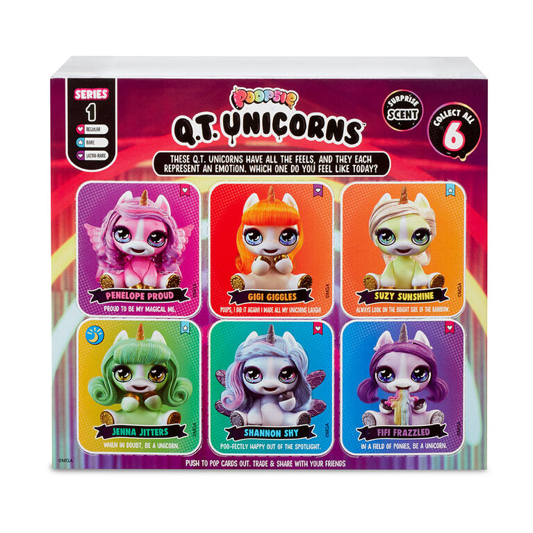 Poopsie Q.T. Surprise Scent Unicorns - Collect All 6! – Aura In Pink Inc.