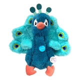 Prince Peacock Turquoise Squeaky Plush Dog Toy
