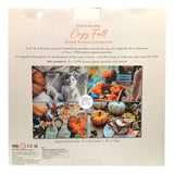 Professor Puzzle 4-in-1 Cozy Fall Cat Pumpkin Coffee Autumn 4 x 1000 Piece Jigsaw Puzzle Collection - Aura In Pink Inc.