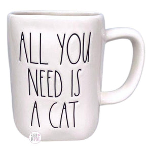 <transcy>Colección Rae Dunn Artisan de Magenta Cat Mom Taza de café de cerámica</transcy>