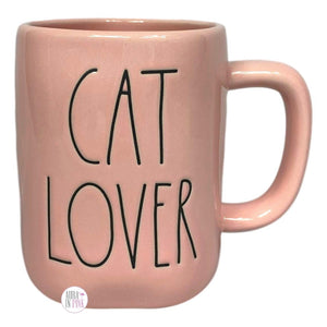Rae Dunn Artisan Collection by Magenta Cat Lover Pink Ceramic Coffee Mug