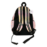 Rainbow Sugar schillernder Rucksack in Pink/Lila mit Metallic- und Pailletten-Optik, mit passendem isolierten, aufrollbaren Lunchsack und Federmäppchen, 3er-Set