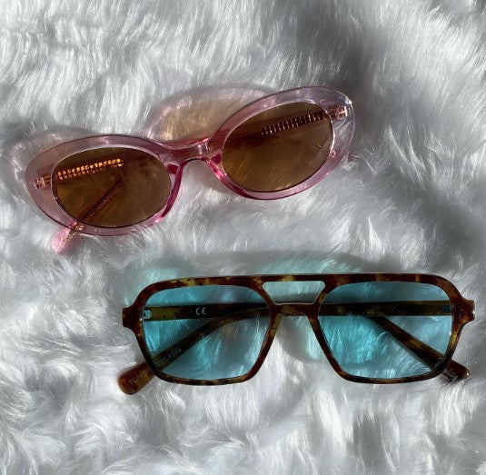 Reality Eyewear Transparent Pink Tinted Shaken Not Stirred 
