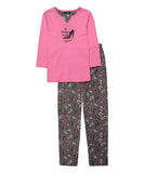 René Rofé All You Need Is Shoes Ladies Sleepwear Pajama Set - Aura In Pink Inc.