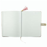 Gold Glitter Snap Journal - Aura In Pink Inc.