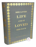 She Loved Life And It Loved Her Right Back Grey & Gold Storage Book - Aura In Pink Inc.