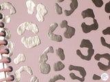 Sheffield Home Pink Rose Gold Leopard Print Spiral-Bound Journal - Aura In Pink Inc.