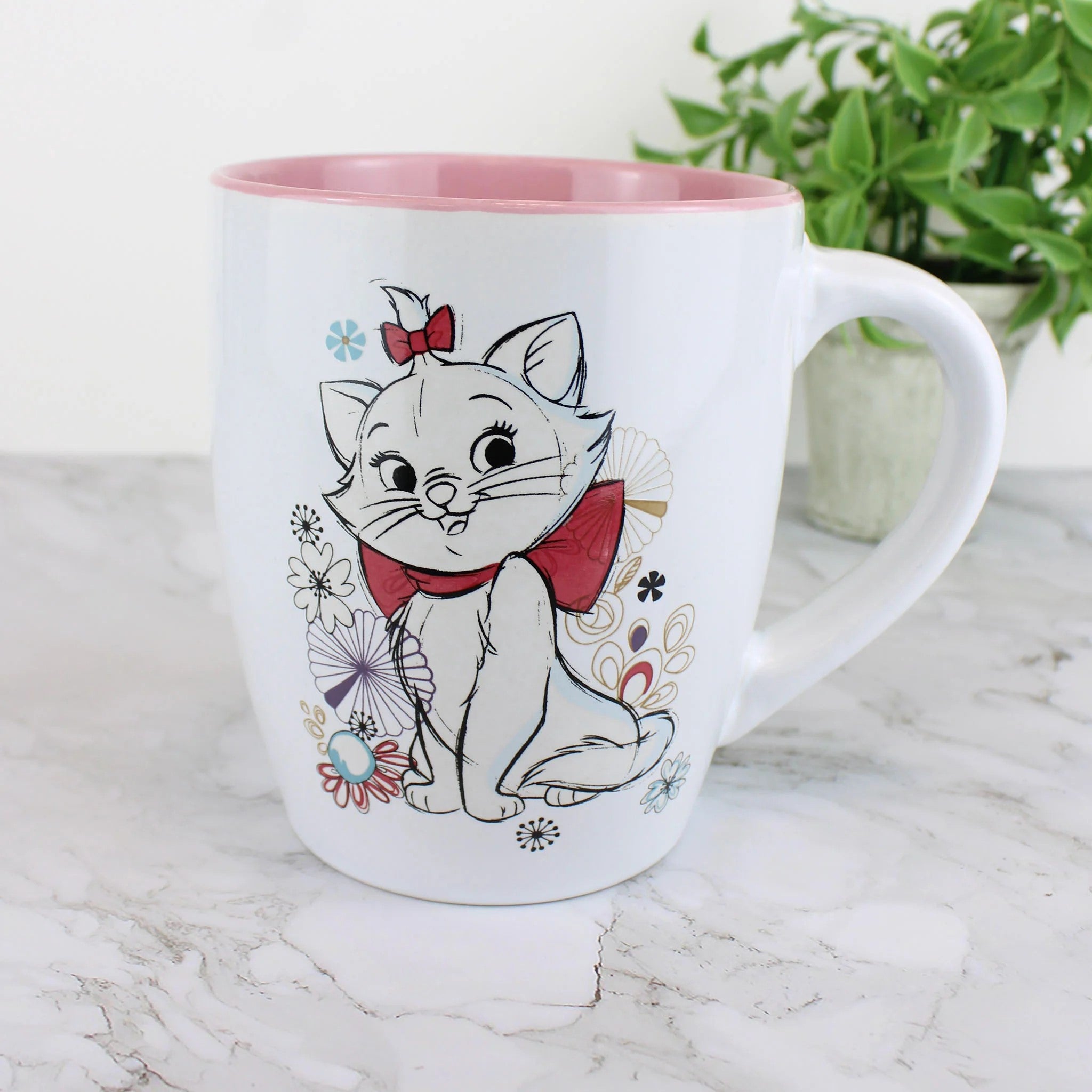 Silver Buffalo Disney The Aristocats Marie Carnival Cup With Lid And Straw