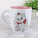 Silver Buffalo Disney The Aristocats Marie Cat In Flowers XL White & Pink Ceramic Coffee Mug