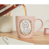 Silver Buffalo Disney The Aristocats Marie Cat In Gold Oval Mirror Frame Purrrrrfect Pink Ceramic Coffee Mug - Aura In Pink Inc.