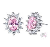 Gorgeous Pink Cubic Zirconia Jewelry Set - Aura In Pink Inc.