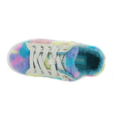 Skechers Goldie Generation Multi-Colored Pastel Rainbow Cozy Slip-On Girls' Shoes - Aura In Pink Inc.