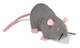SmartyKat Rat Pack Oversized Grey Rat Catnip Plush Cat Kicker Toy - Aura In Pink Inc.