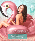 South Beach Tropical Collection Giant Pearlescent Pink Flamingo 6-Foot Tall Inflatable Pool Float - Aura In Pink Inc.