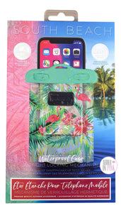 South Beach Tropical Pink Flamingo Airtight Waterproof Smartphone Case - Aura In Pink Inc.