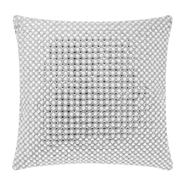 Grey pillow -Monogram Pillow cover-Personalized throw pillow -Gold sequin  cushion -Premium Linen pillow -16X16 cushion -gift- Initial pillow