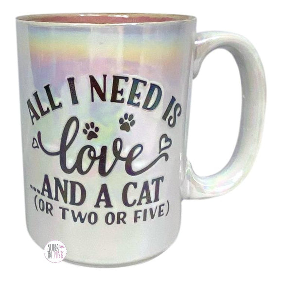 <transcy>Spectrum Designz Dog Mom Taza de café de cerámica rosa y blanca Ombre</transcy>