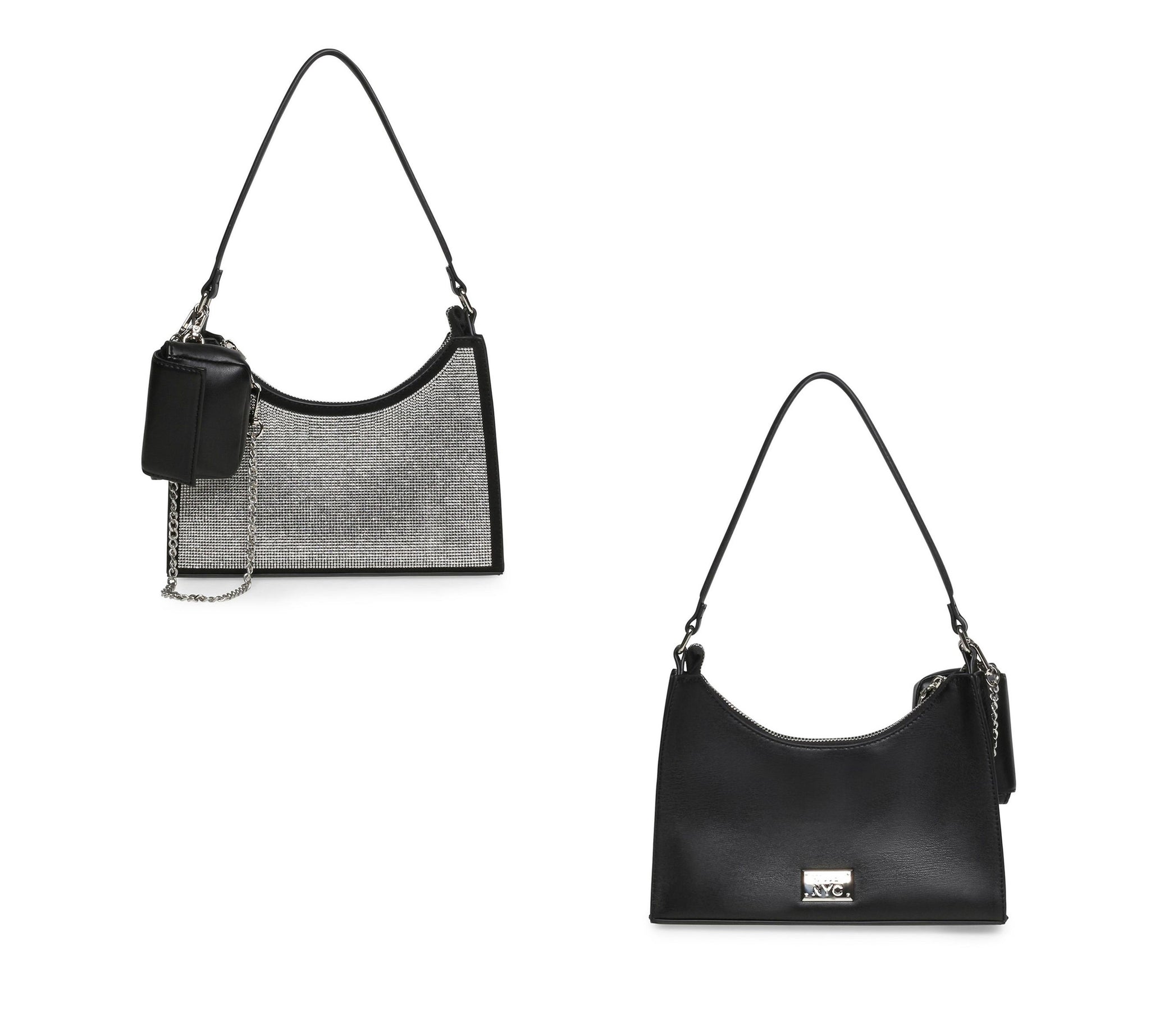 COACH Signature Canvas Black Shoulder Bag Handbag – LUDIC