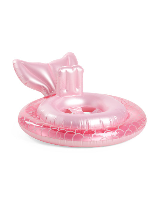 Sunnylife Pearlized Pink Mermaid Inflatable Baby Pool Float - Aura In Pink Inc.