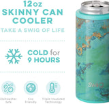 Swig Life Palm Springs Stainless Steel Insulated Skinny Can Cooler Coozie - Aura In Pink Inc.