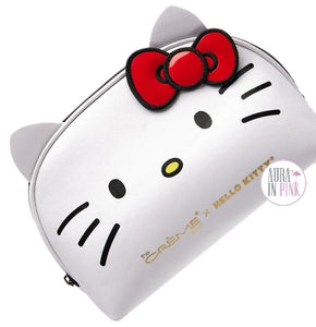 The Crème Shop X Hello Kitty by Sanrio Limited Edition Cosmetics Travel Zip Pouch Bag - Aura In Pink Inc.