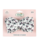 The Vintage Cosmetic Company French Bulldog Frenchie Bow Make-Up Headband - Aura In Pink Inc.