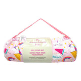 Tommy Bahama Kids Pink Caticorns Unicorns Flamingos Rainbows Reversible Water Repellent Picnic Mat w/Carry Bag