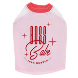 Top Paw Pink Boss Babe Pet Outfit - Aura In Pink Inc.