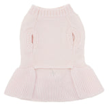 Top Paw Bougie Pearl & Rhinestone Bling Sweater Dress Pet Outfit - Aura In Pink Inc.