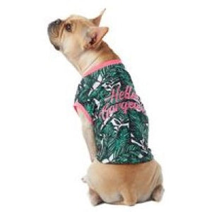 Top Paw Tropical Jungle Hello Gorgeous Pet Outfit - Aura In Pink Inc.