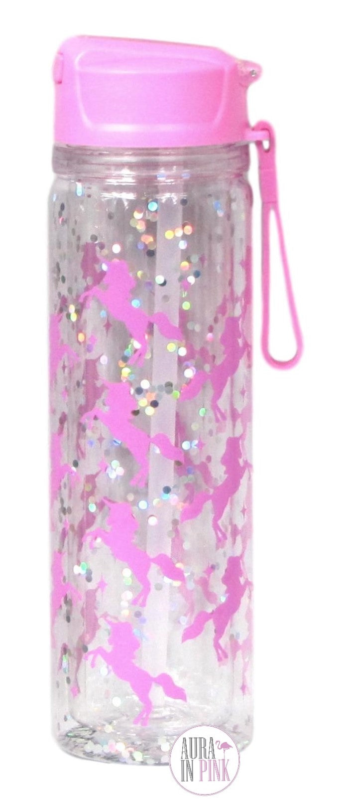 Disney Princess Glitter Water Bottle - Pink  Glitter water bottles, Bottle,  Water bottle