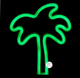 Tropical Palm Tree LED Neon Wall Light - Aura In Pink Inc.