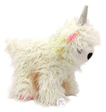 VIP Light Pink Uni-Pup Unicorn-Puppy Convertible Shag Plush Purse Bag - Aura In Pink Inc.