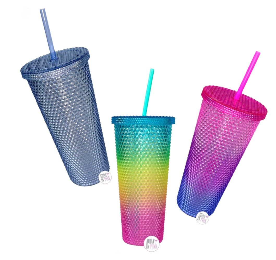 West & Fifth Extra Large Diamond Studded Tumblers