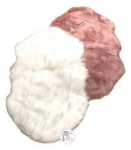 Various Shaped Luxurious Faux Fur Throw Rugs - Aura In Pink Inc.