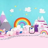 ZippyPaws Miniz Unicorns 3-Pack Squeaky Plush Dog Toy Set - Aura In Pink Inc.