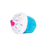 Zippy Paws NomNomz Blue Cupcake Squeaky Plush Dog Toy