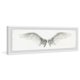 Marmont Hill Wing Span Angel Wings Framed Art Print In Glass 24" x 12" - Aura In Pink Inc.
